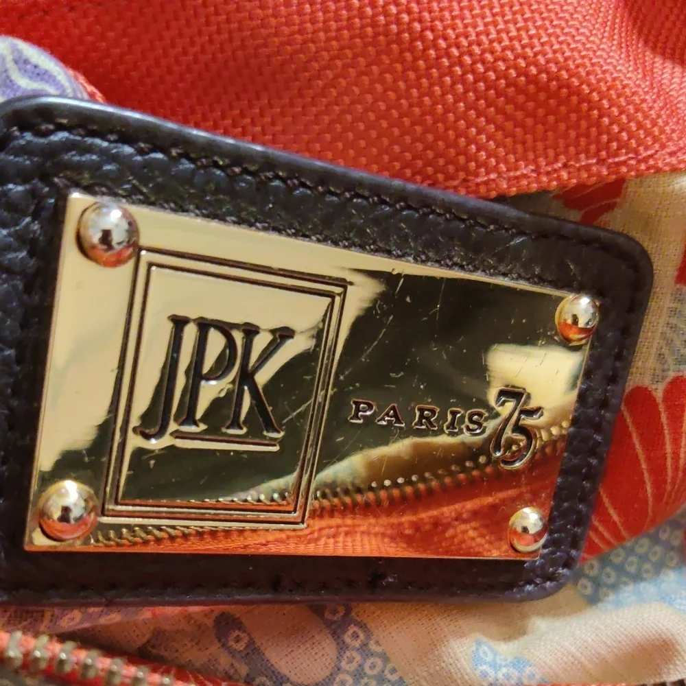 JPK Paris 75 Elegant Orange Women's Shoulder Bag
